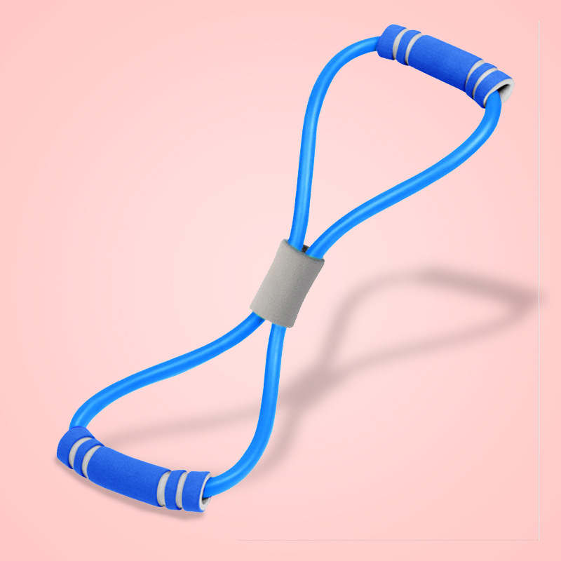 Dispositivo de tensión de 8 palabras en casa fitness banda elástica equipo de yoga hombro abierto femenino belleza espalda artefacto Dispositivo de estiramiento cuerda delgada