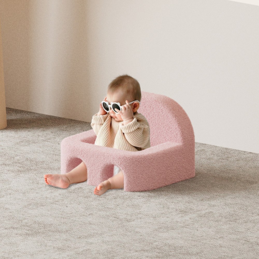 Customized Factory Wholesale Pink All-In-One Baby Chair Sponge Compressed Removable and Washable Portable Baby Dining Chair Multi-Functional