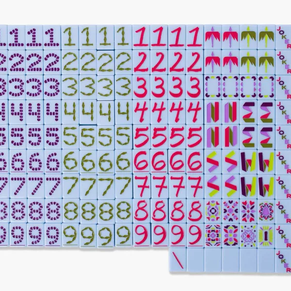 In Stock: Acrylic American Mahjong Tiles, Travel and Home Use Gift Set, Hand-Crafted Tiles