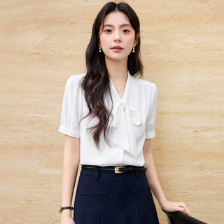 播音主持人西装内搭女配西服的衬衫内衬打底背心正装艺考上镜衬衣