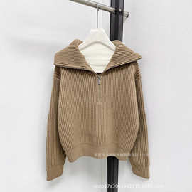 深圳南油货～高版本P家 25早秋新款 纯色简约圆领针织背心开衫