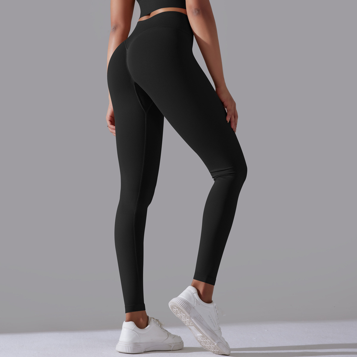 Simple Style Sports Solid Color Nylon Cotton Blend U Neck Tracksuit Vest Jogger Pants Leggings display picture 142