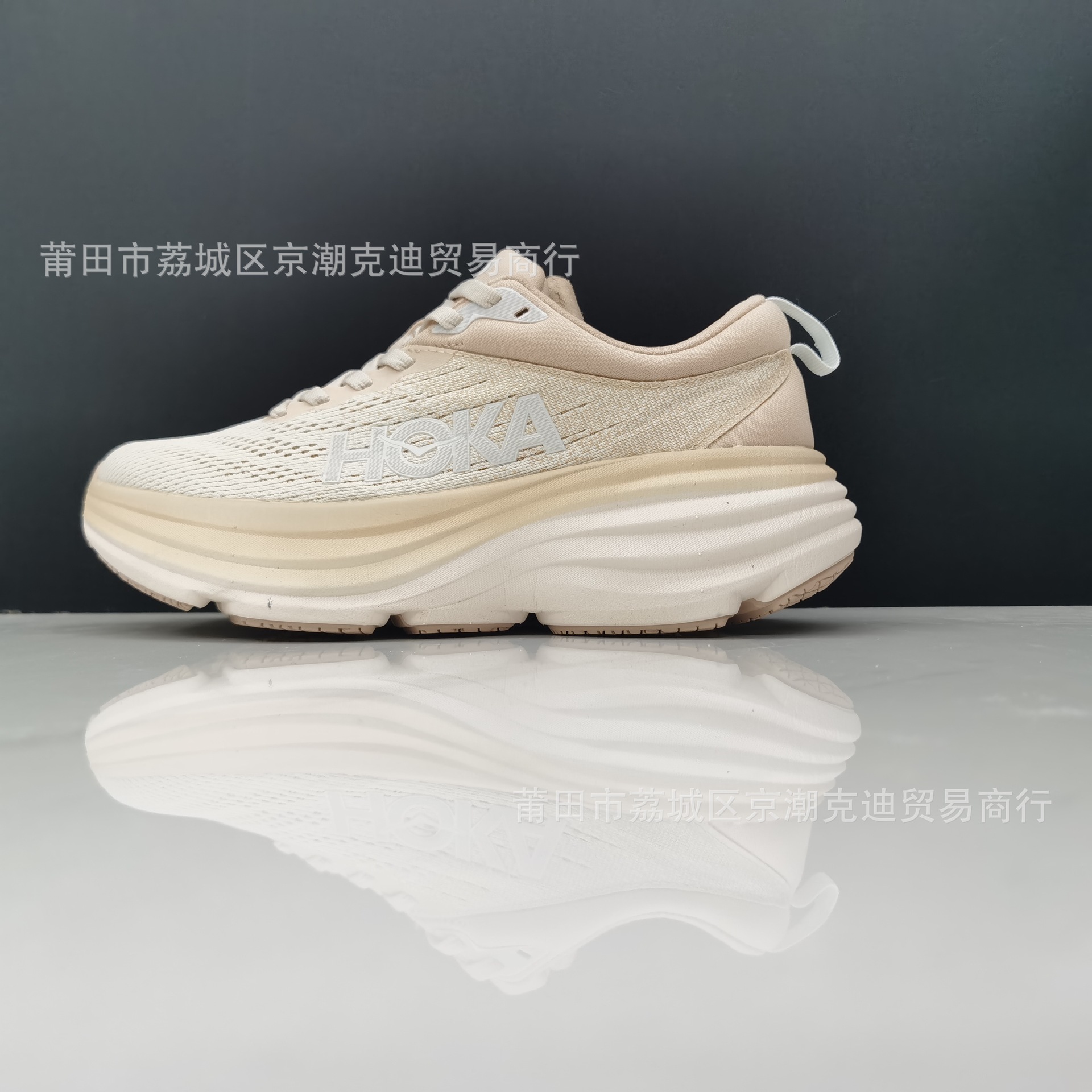 赤カードHOK莆田クロスボーダーbondi 8邦代8男女軽便靴低組カップル百合道路ランニング靴