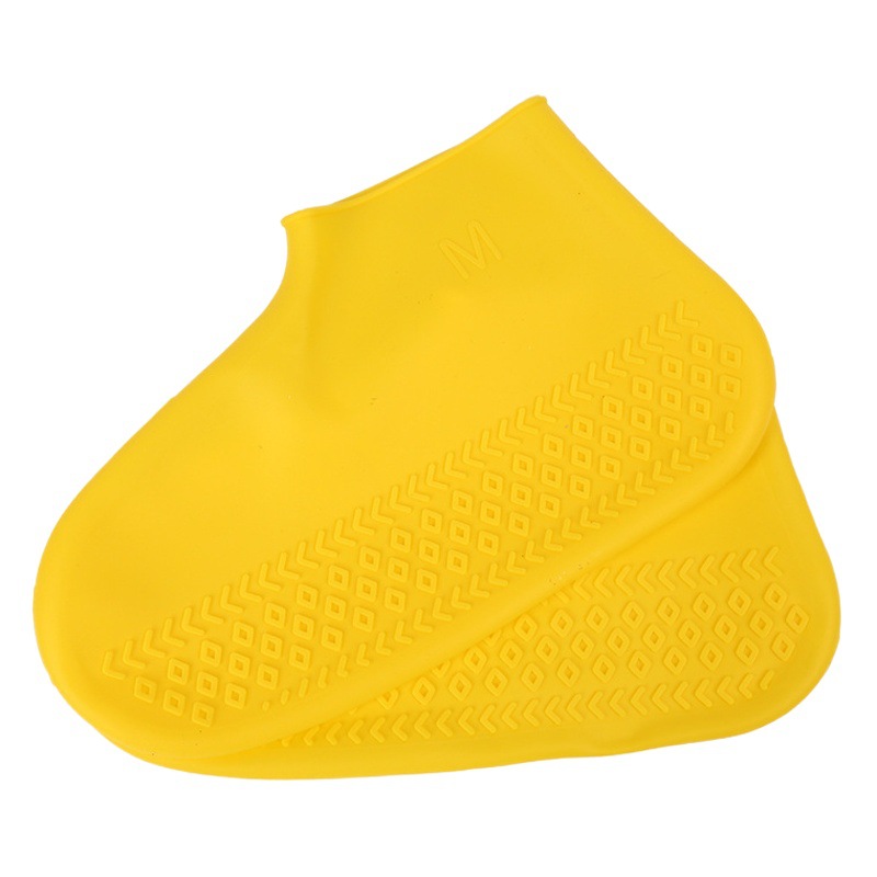 Botas de lluvia impermeables antideslizantes engrosadas de silicona cubierta del zapato Botas de lluvia al aire libre lavables a prueba de lluvia para niños y niñas en días de lluvia