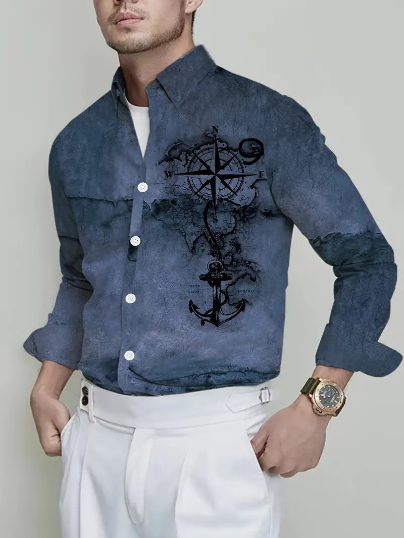 2025 nuevo estilo Amazon comercio exterior casual transfronterizo tendencia de moda salvaje camisa de manga larga de alta calidad MB12