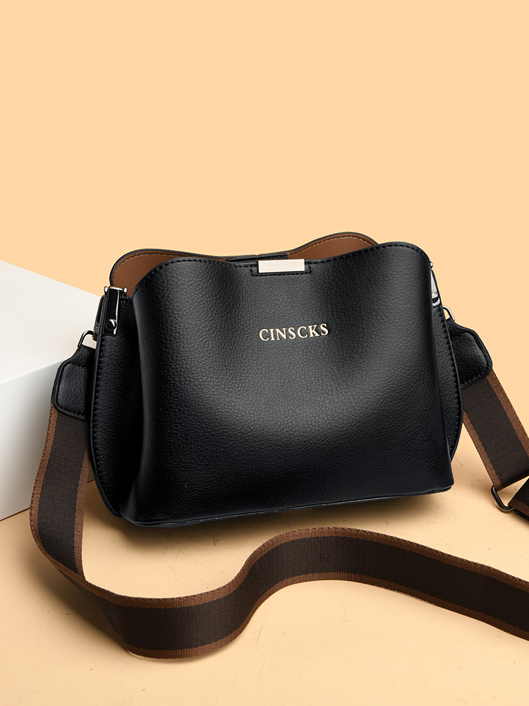 Light Luxury Crossbody Bag For Women 2024 New Fashion Elegant Shoulder Bag Soft Leather Large Capacity Casual Handbag - Thumbnail 2