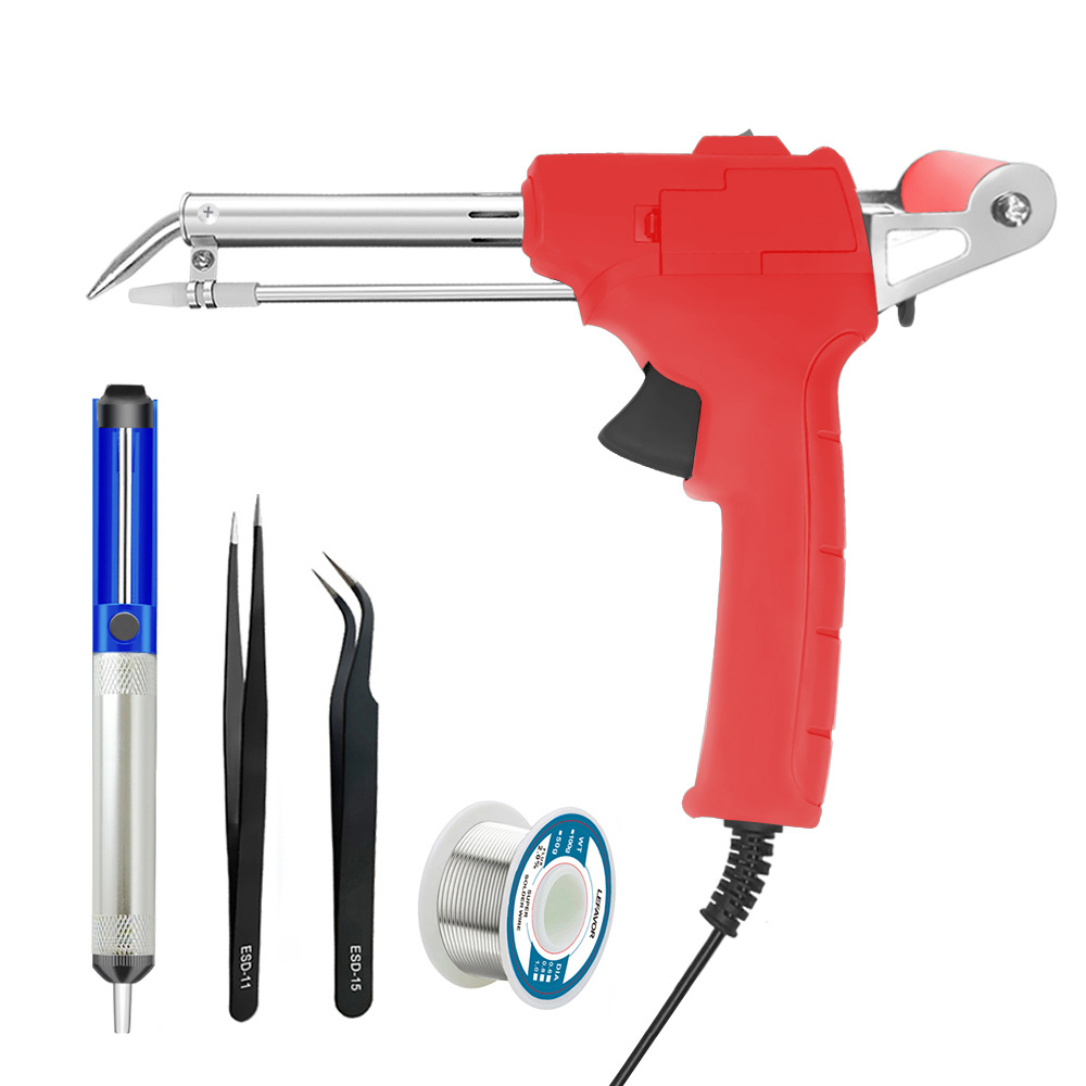 Pistola de soldadura manual temperatura constante soldador eléctrico soldadura automática traje de soldadura agarre soldadura electrónica doméstica reparación herramienta de soldadura