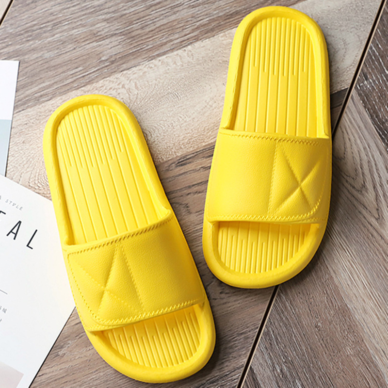 Summer Foam Slippers for Men and Women, Indoor Home Simple Bathroom Shower Couple Non-Slip Household Eva Slippers