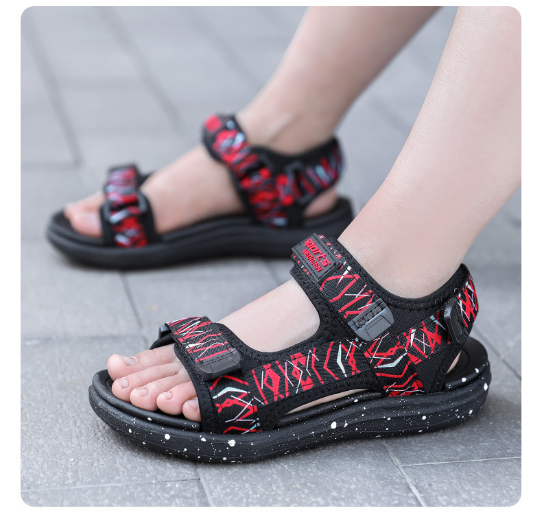 Jongens Sandalen Sport Atletische Sandalen Strand Buitensporten Open Teen Sandaal Slip Comfy Antislip_voghion.com