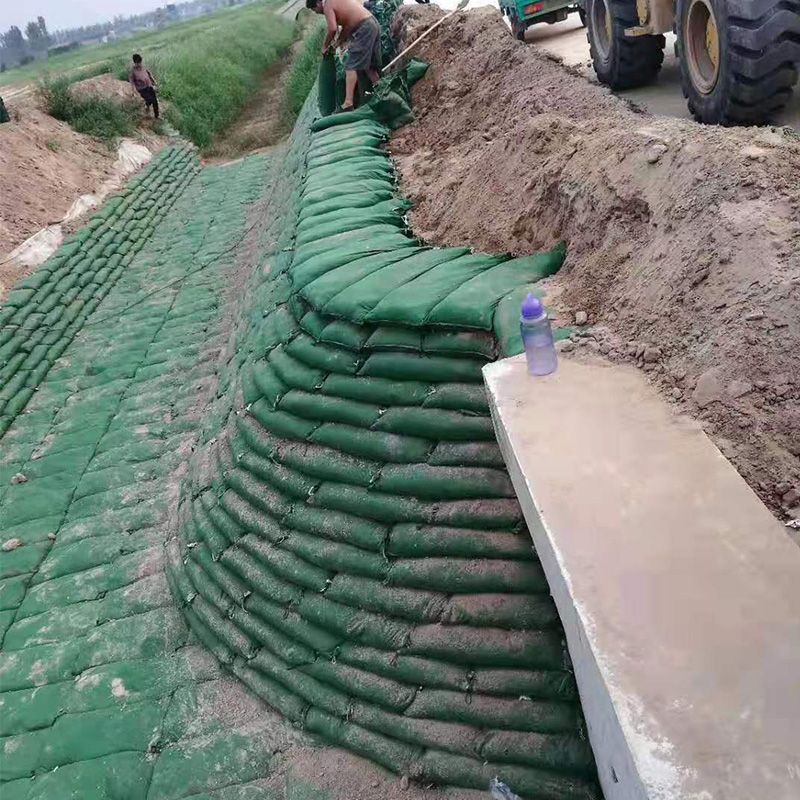 生态袋绿色工程护坡防护袋绿化河道边坡固土加厚防汛袋厂家直销