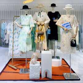 剪标大牌女装连衣裙品牌专柜撤柜尾货批发款直播实体一手货源直发