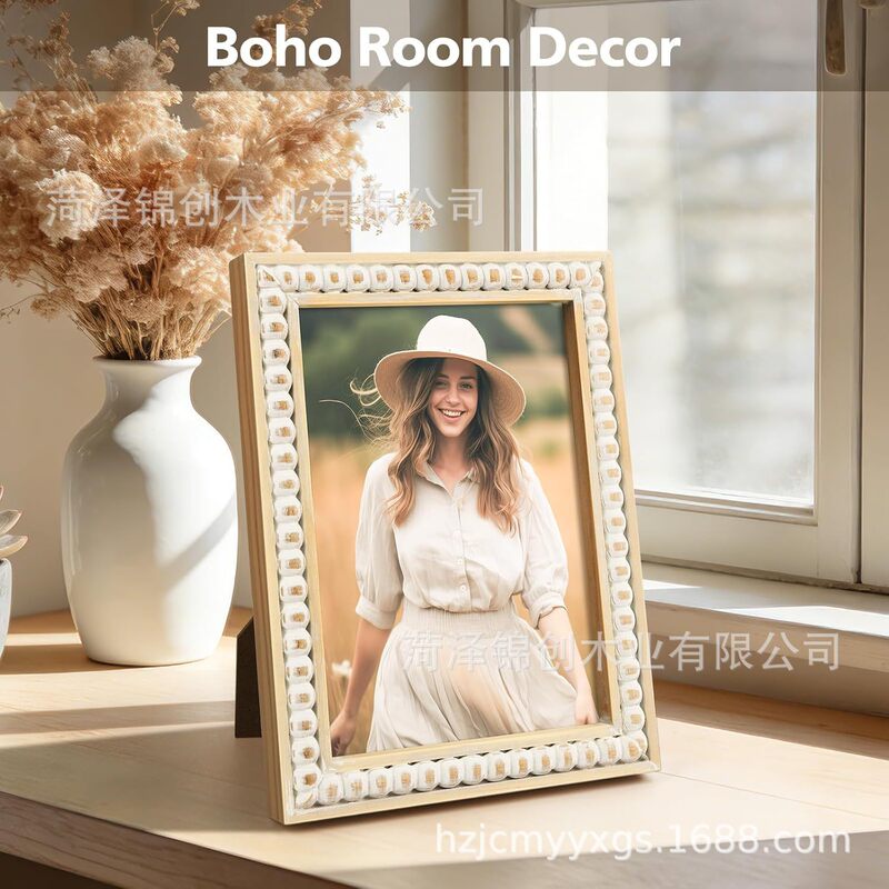 Amazon Wooden Beaded Photo Frame Retro Bohemian Style Photo Frame Desktop Decoration Wall Hanging Picture Frame Amazon Wooden Beaded Photo Frame Retro Bohemian Style Photo Frame Desktop Decoration Wall Hanging Picture Frame