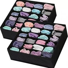 内衣收纳盒抽屉式布艺家用袜子子内裤整理箱衣柜装贴身衣物放神器