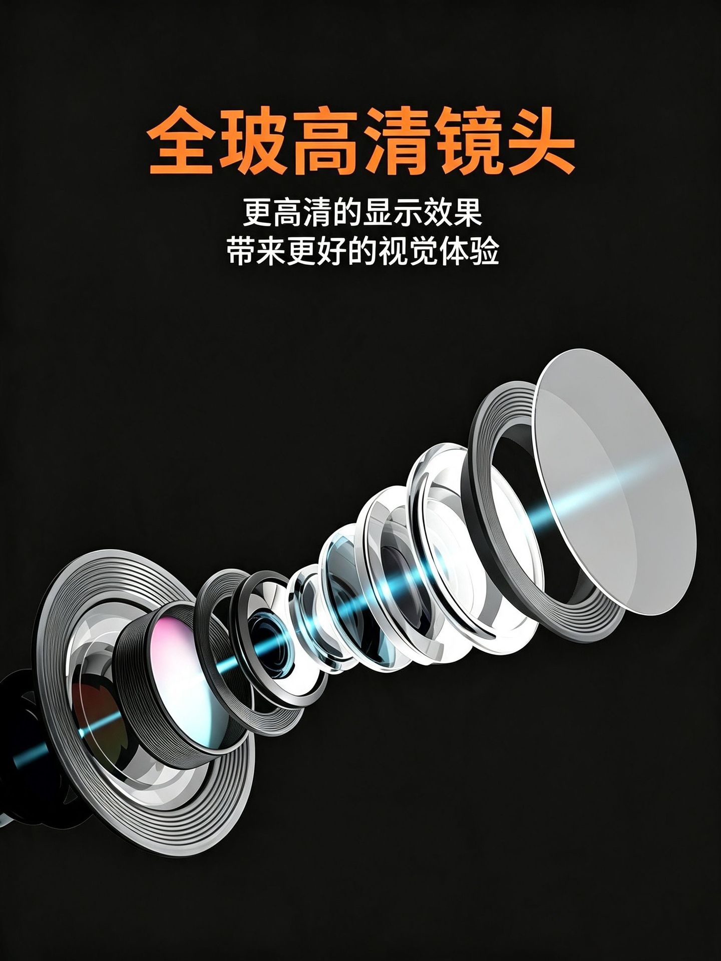 AHD720p high-definition wide-angle superior light car camera, in-car AHD high-definition reversing image probe, fisheye camera