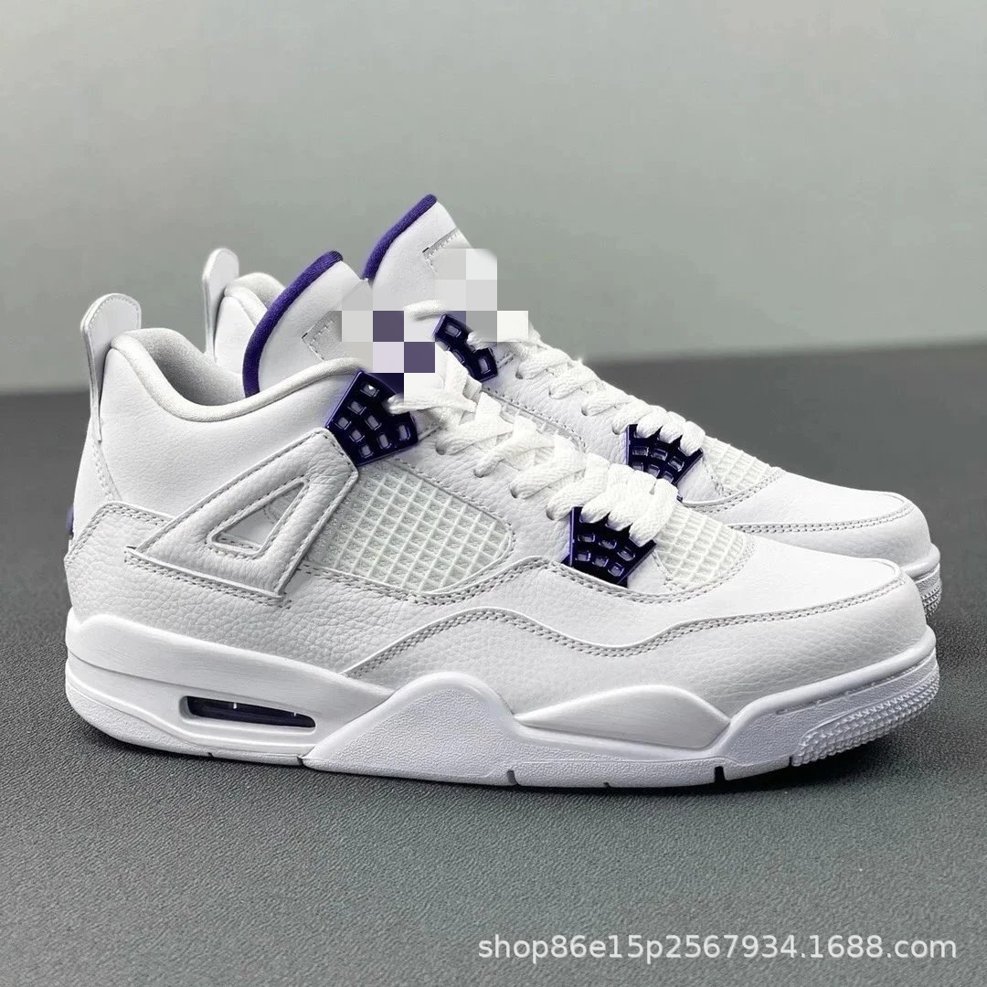Zapatillas de Baloncesto Deportivas AJ4, Cuero y Caucho, Transpirable y Antideslizante, para Deporte y Ocio