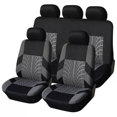 Universal seat cover — Export - dark-gray-9-piece-set-five-seats