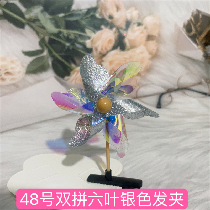 48호 육엽비녀 더블 실버