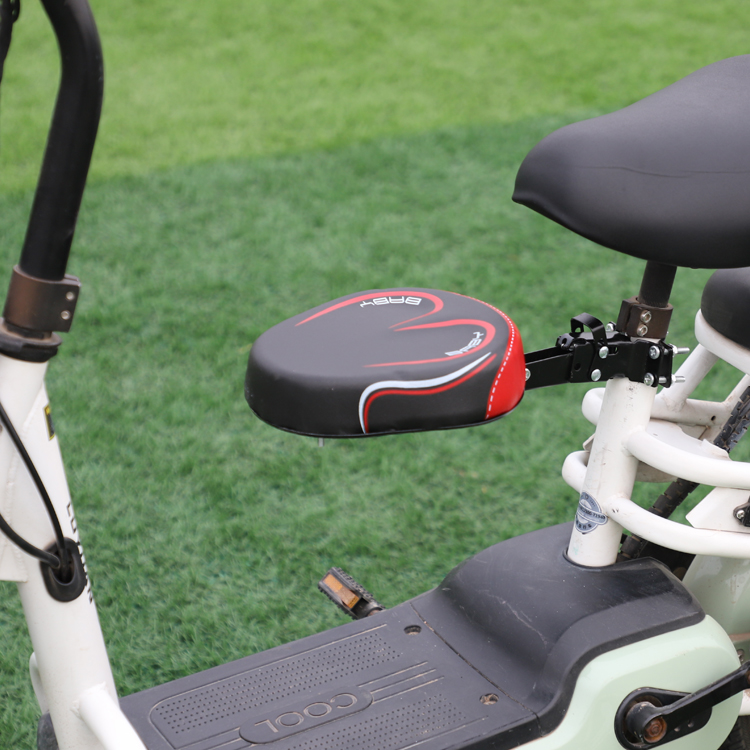 Suitable for Electric Vehicles, Bicycles, Scooters, Children's Front-Mounted Seats, Foldable Electric Bike Child Seats