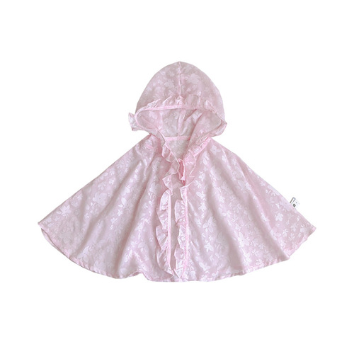 Newborn baby cape cape summer outing baby sun protection windproof and cool coat summer breathable thin shawl