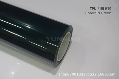 Collection | Automotive Film - 15215m-5-years-warranty-tpu-super-bright-metallic-emerald-green-mercedes-benz-water-sticker
