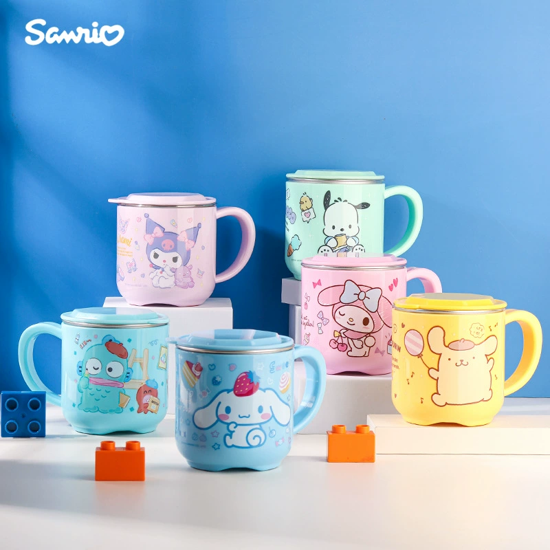 Sanrio Coolhami соломинный стакан молока чашка сок чашка для чистки зубов чашка для полоскания рта кружка для девочек новый кружка для питья воды
