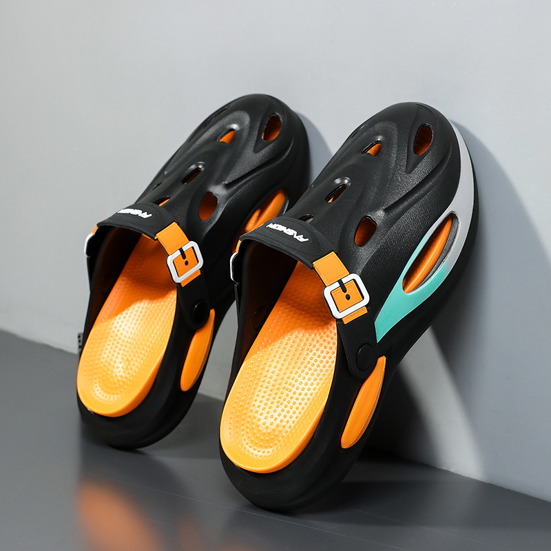 EVA primavera y verano hogar casual perezoso transpirable multicolor zapatos planos cómodos de playa sandalias de hombre