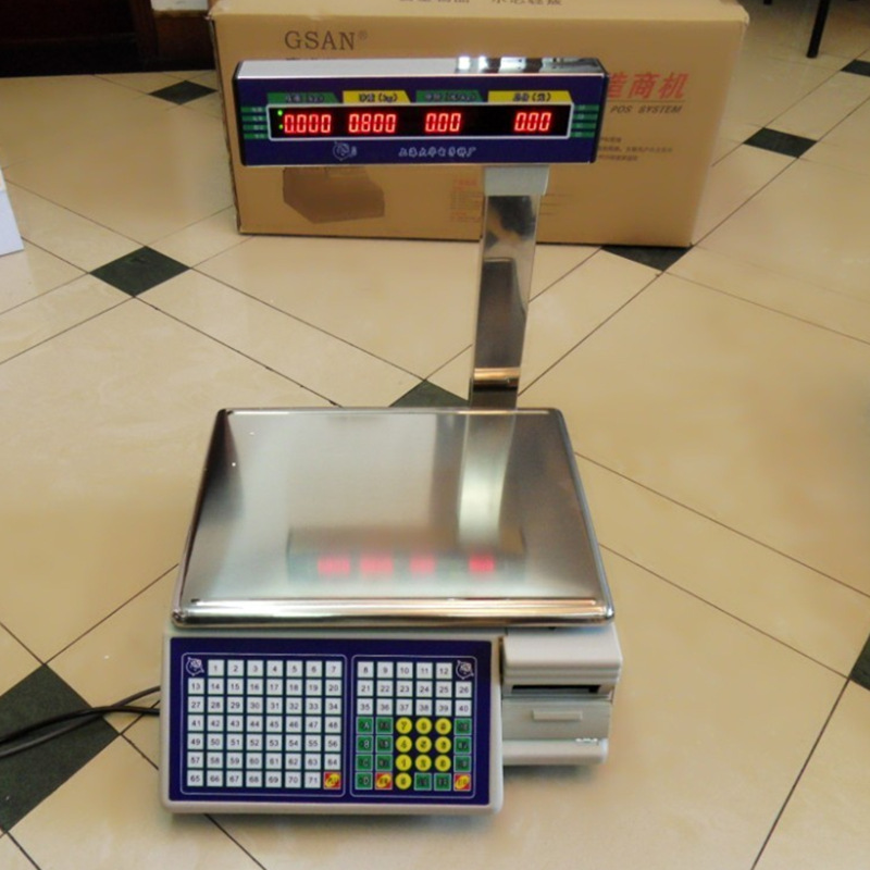 Dahua TM-A Barcode Scales 15kg-30kg supermarket Pricing Scale label Printing Weigh Printing one Electronic scale