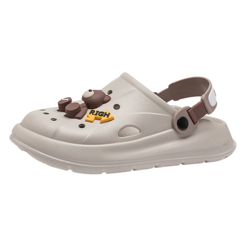 Новые сабо 2026 года для пар, на толстой подошве, нескользящие, удобные в носке, подходят для улицы, пляжа, устойчивые к запахам, с закрытым носком, тапочки-кроссовки для мужчин.