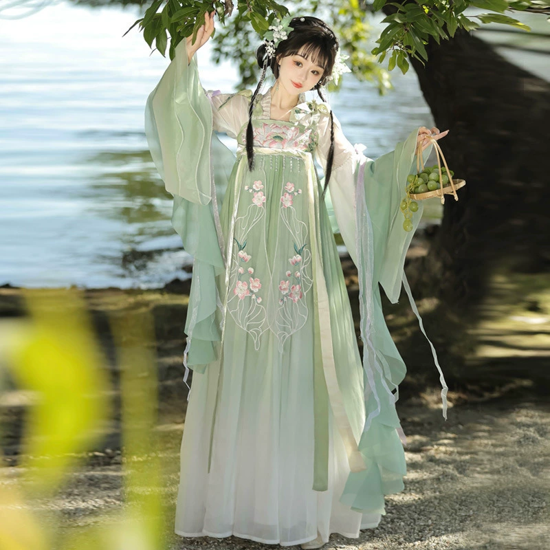 服 集 集 集 集 集 齐 襦 襦 daily Chinese style new Chinese elements spring and summer