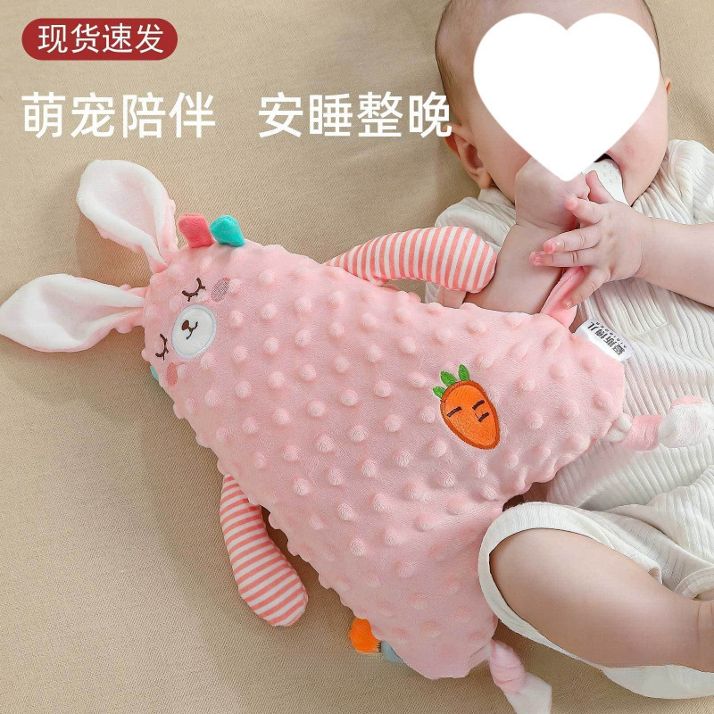 Toallas para bebés recién nacidos que se pueden roer y lavar para bebés de 0 - 1 años de edad muñeca para dormir tela de juguete