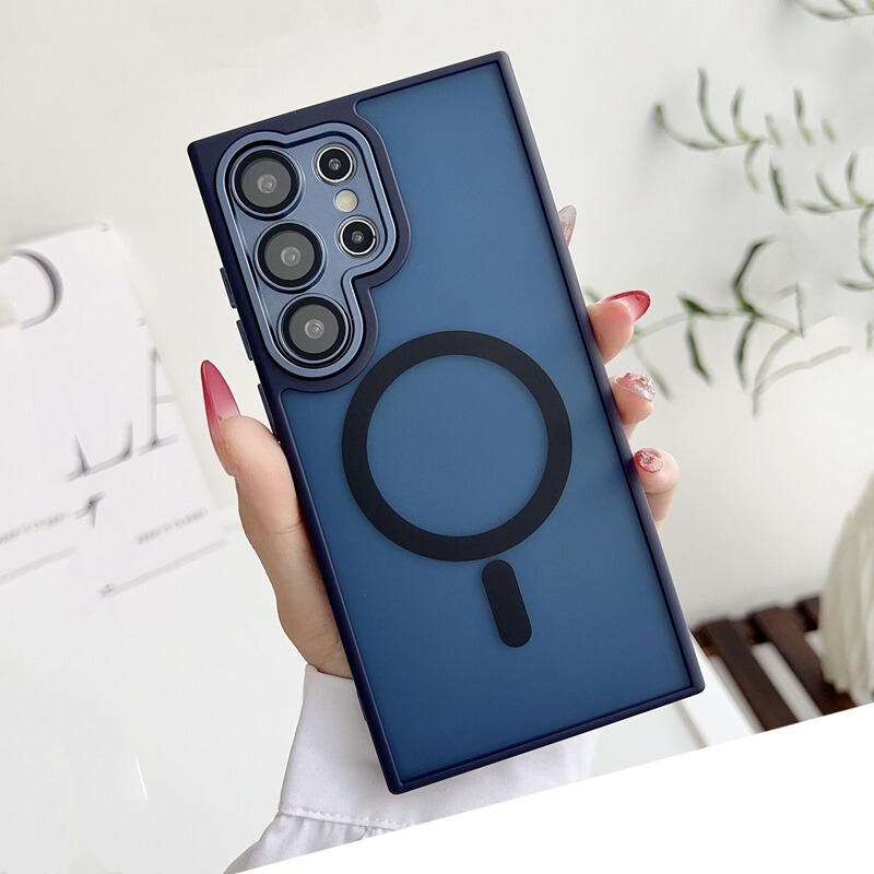 适用三星A56磁吸手机壳GalaxyA55 5G肤感A16磨砂S25防摔A36保护套|undefined