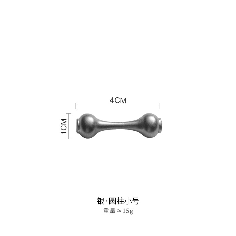 실버 원통형 스몰 사이즈