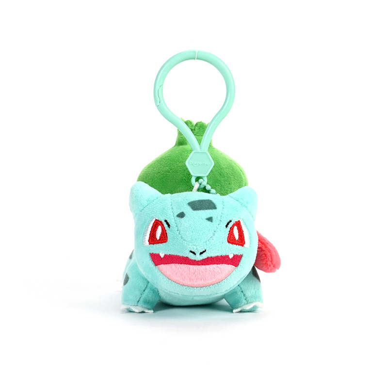 Colgante auténtico de pokemon, colgante de muñeco de Pikachu, juguete de peluche Eevee, mochila de pokemon, muñeco