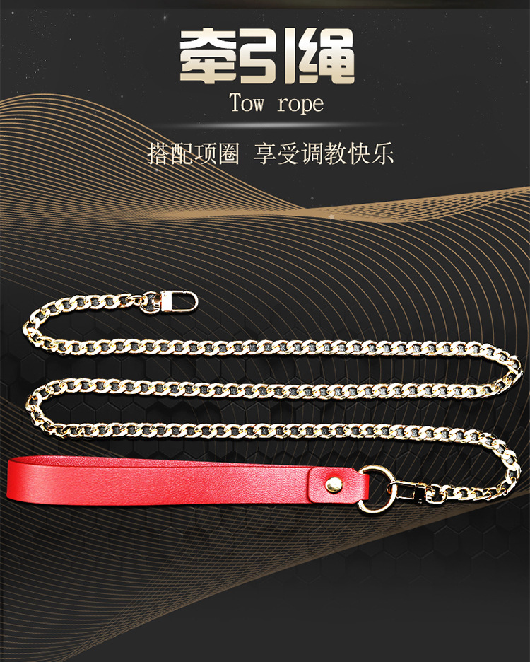 PU Leather Bondage Kit with Handcuffs, Nipple Clamps and Low-Temperature Candles in Black Storage Case — detail image 21