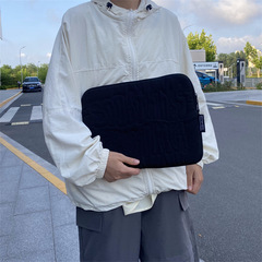 韓国版パソコンバッグ女性13インチエンボスシンプル15インチ手取りノート11インチipad収納バッグ