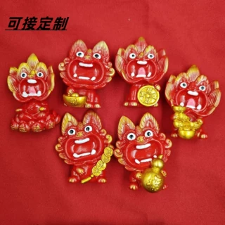 2025夏季新款云南吉祥瓦猫冰箱贴旅游纪念公关礼品创意装饰厂家直
