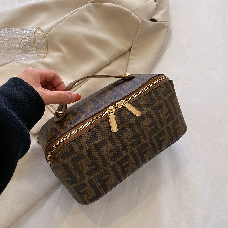 Косметичка для поездок, компактный чемодан для макияжа 24×12×12 см, вместительный хранитель косметики