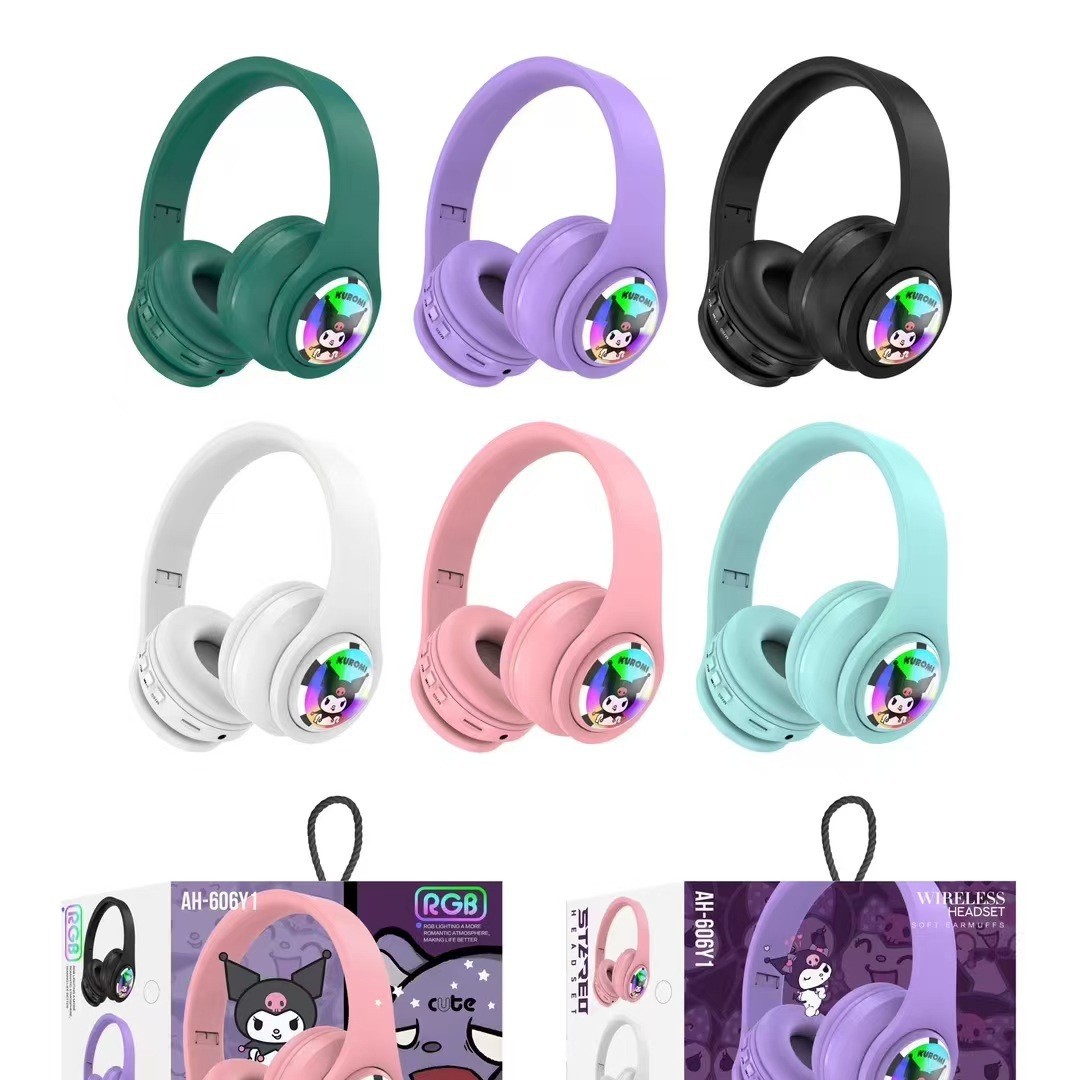 Nueva cápsula Koolomi auriculares Bluetooth de dibujos animados lindos auriculares estéreo de música computadora image 1