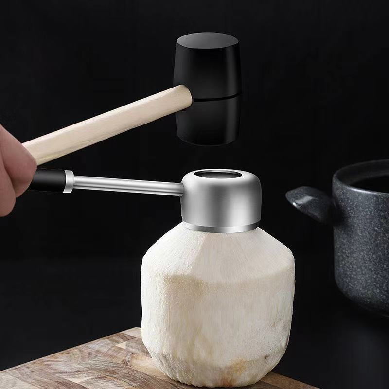Coconut Opener Tool Coconut Hammer Coconut Grater Coconut Puncher Amazon Cross-Border E-Commerce Kitchen Tool Set