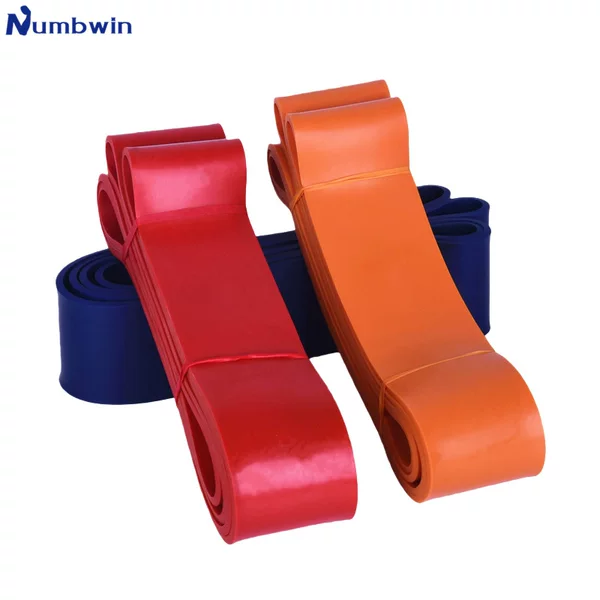 Numbwin Latex 2080 Elastic Band 45mm 125 Pounds Resistance Band Fitness Resistance Training Pull-Up Rope