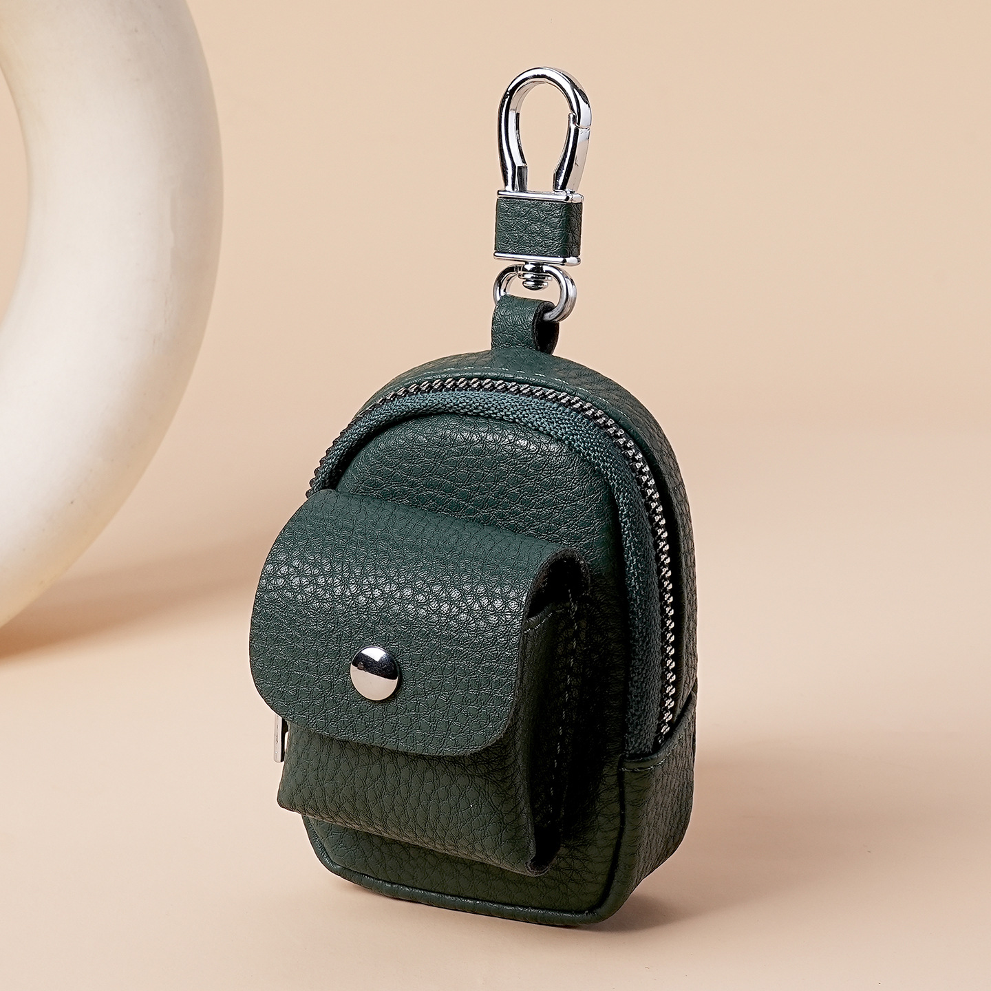 Nuevo mini cintura portable bolso de llaves para hombres casuales portable bolso de almacenamiento de auriculares compacto monedas bolso de cambio mujer