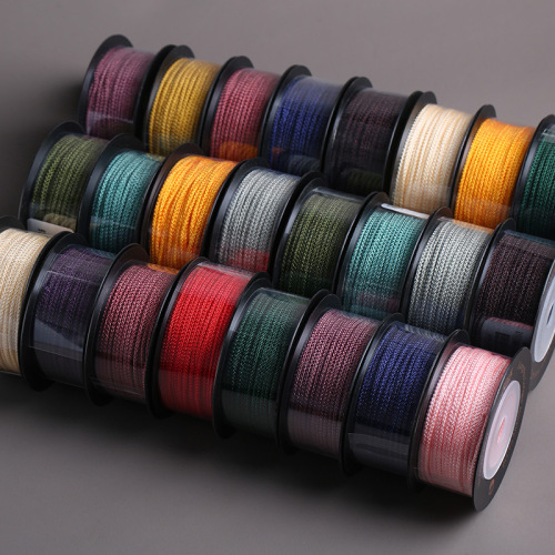 Dragon knot Mambo line second generation upgraded version dyed 18 meters 22 colors Mambo line 1.5mm jewelry rope Chinese knot wire