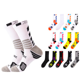 Cross Border Amazon Basketball Socks Professional Sports Socks Towel Bottom Socks Men and Women Training Elite Socks Running Football