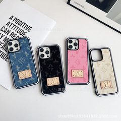 牛仔潮牌手机保护套适用iPhone16Promax跨境爆款柳钉苹果16手机壳