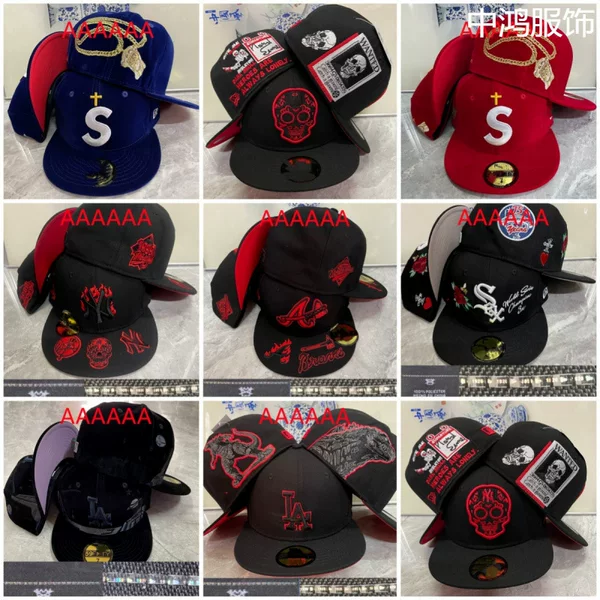 2026 New Model Cross-Border Foreign Trade Team Baseball Cap Aaaaa High-Quality Machine Embroidery Fashion Flat-Brimmed Cap Wholesale