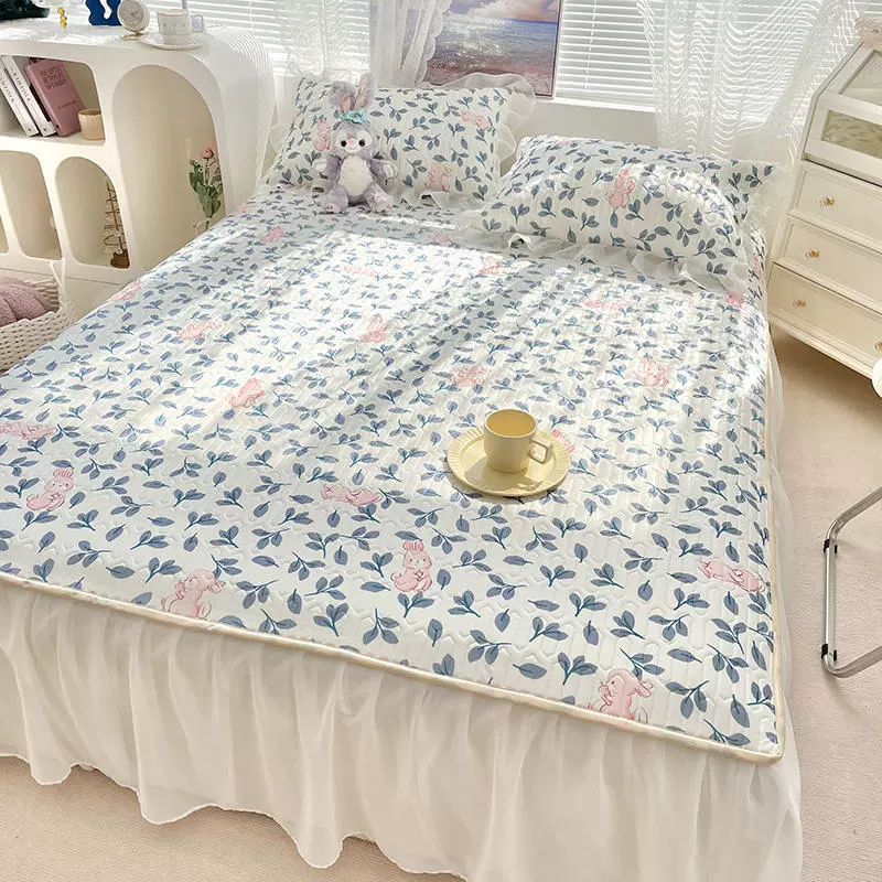 Summer silk mat, set for princess, 3 piece set