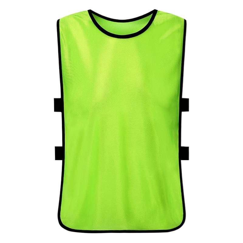 Factory wholesale counter wear football training vest expansion activity team group vest number advertising customization