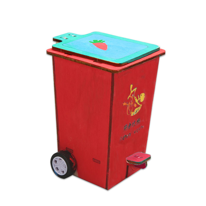 Juguetes educativos para niños al por mayor experimento científico estudiante Tecnología pequeña producción de madera basura modelo de enseñanza