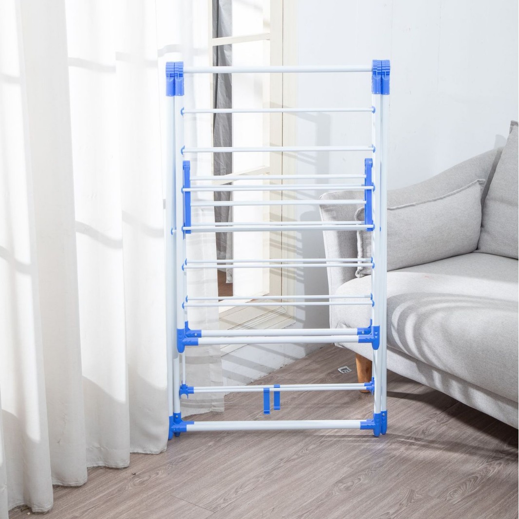 Perchero plegable tipo ala – Sin instalación – Para balcón y habitación