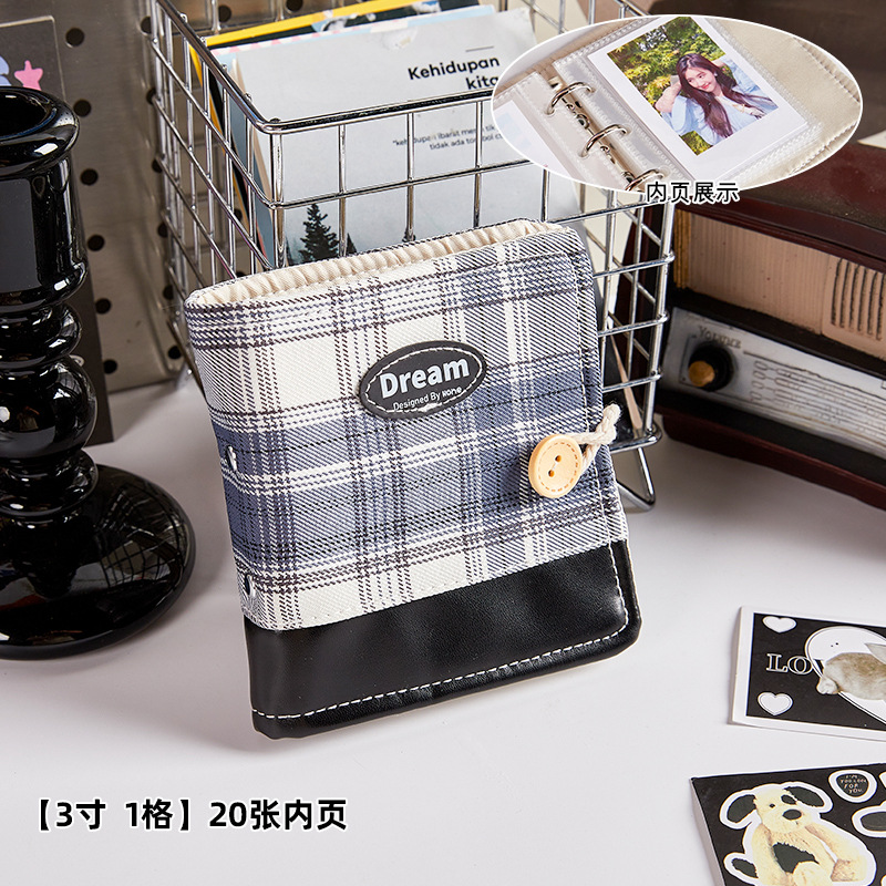 Tarjetas de tela coreana de 3 pulgadas de folga en un libro de tarjetas de alto valor de la cara, cuatro álbumes de fotos de chicas Gong Ge